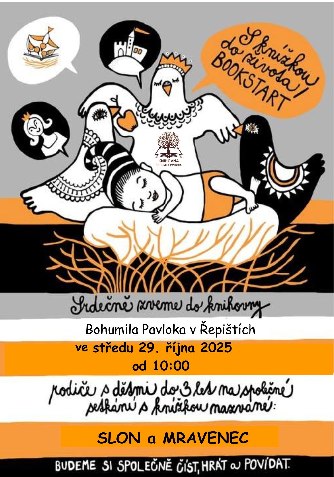 BOOKSTART ŘEPIŠTĚ 2025