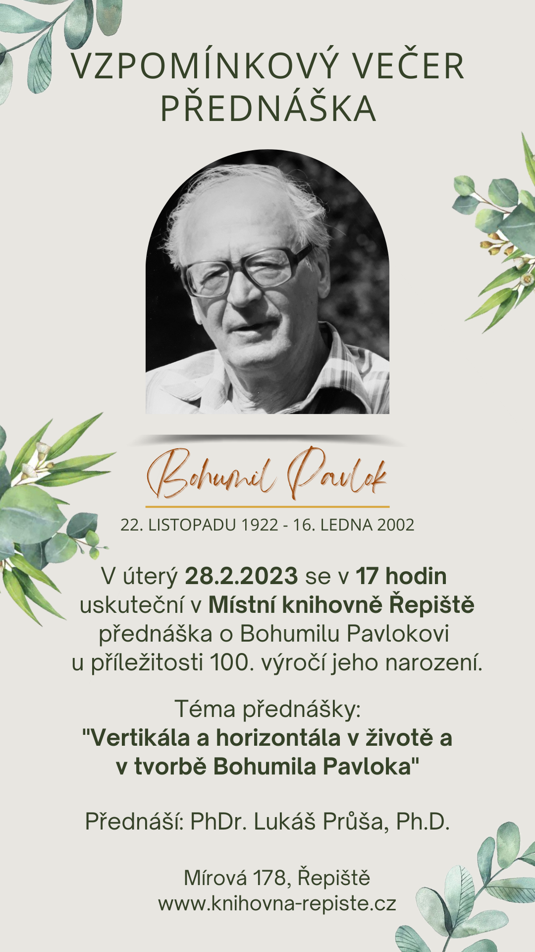Bohumil Pavlok FINALNI 01