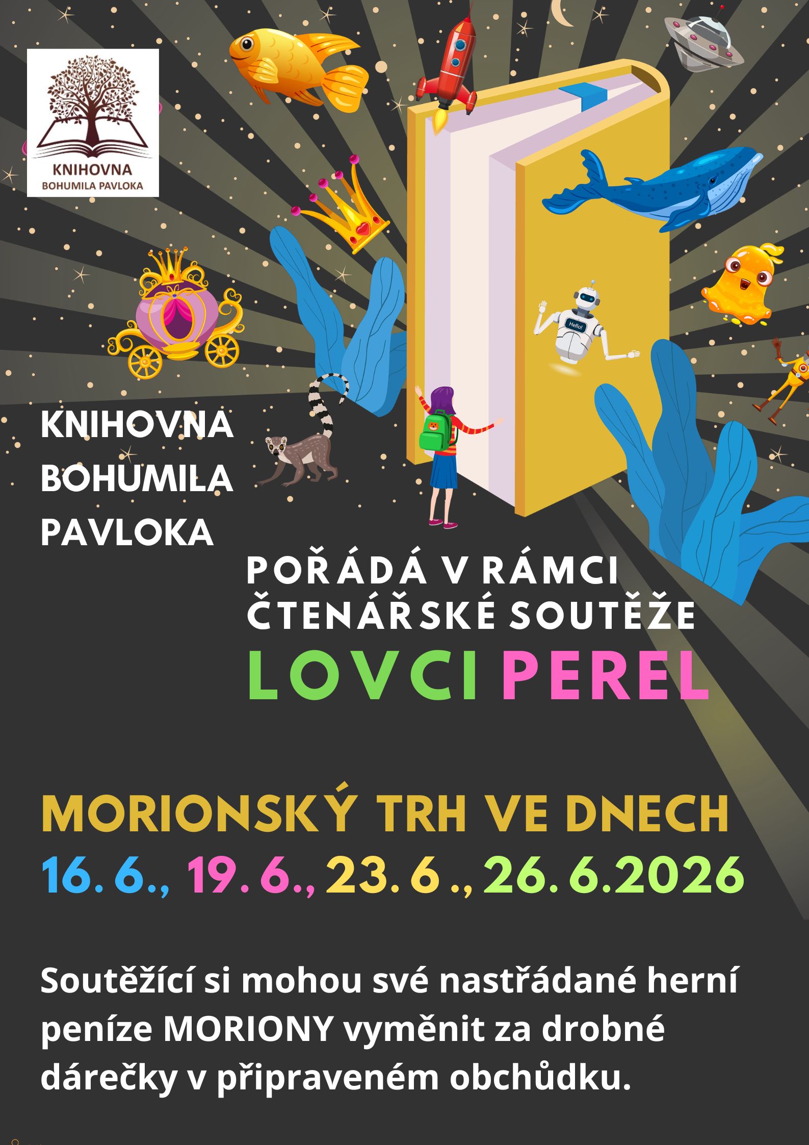 Řepiště Bazárek Lovců perel červen 2026